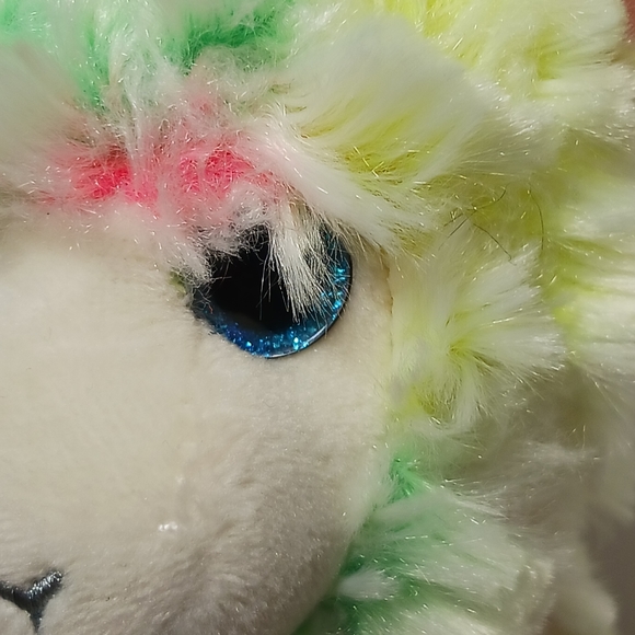 TY Beanie Babies Lola the Llama 8" Plush Rainbow Multicolored Stuffed Animal - Picture 3 of 10